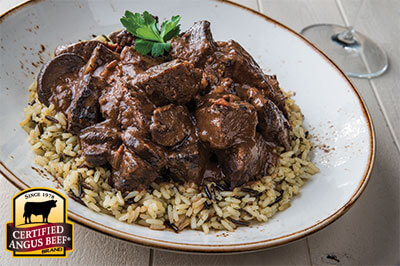 Beef Bourguignon recipe provided by the Certified Angus Beef® brand.