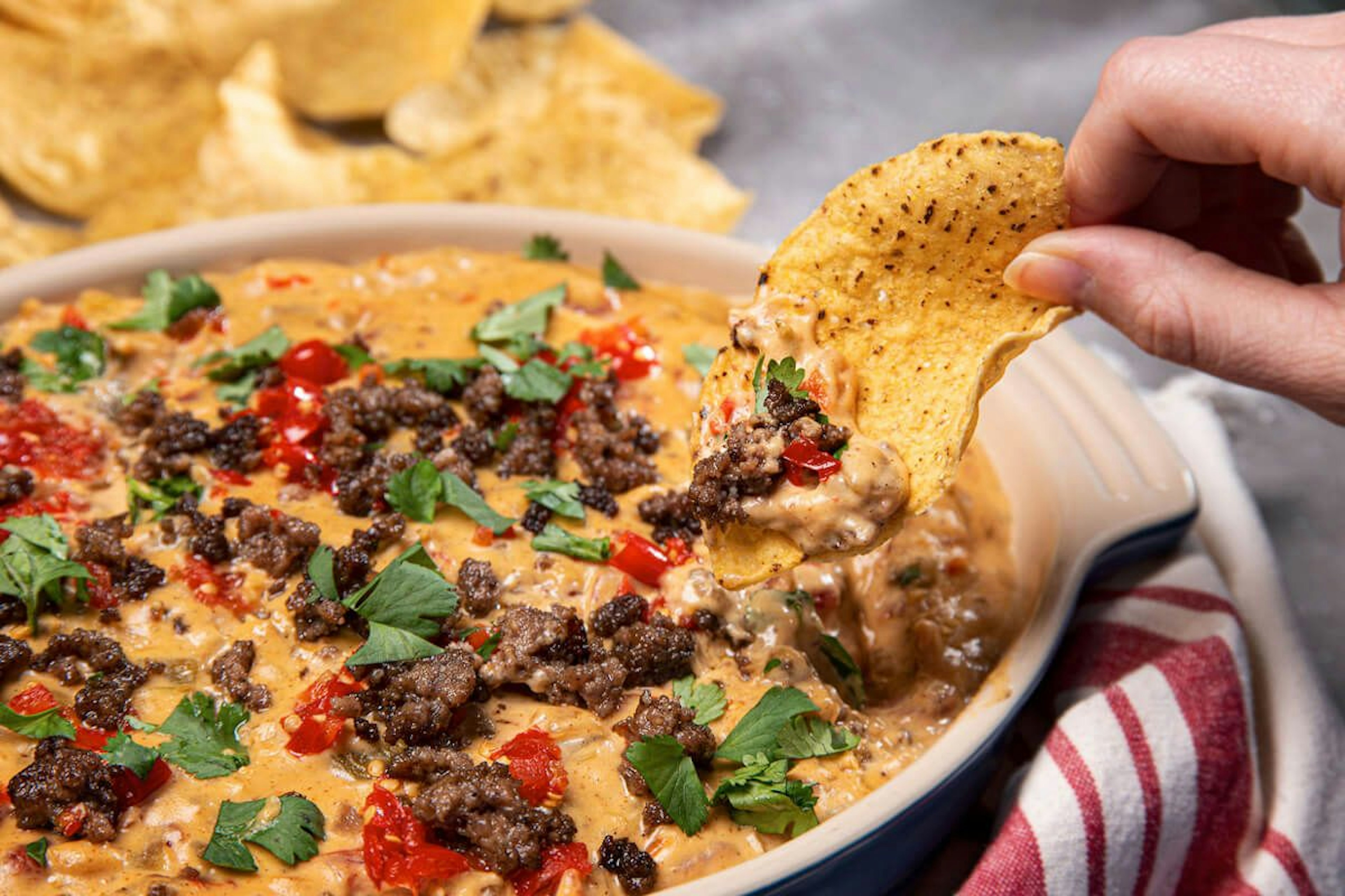 Easy Beef Queso