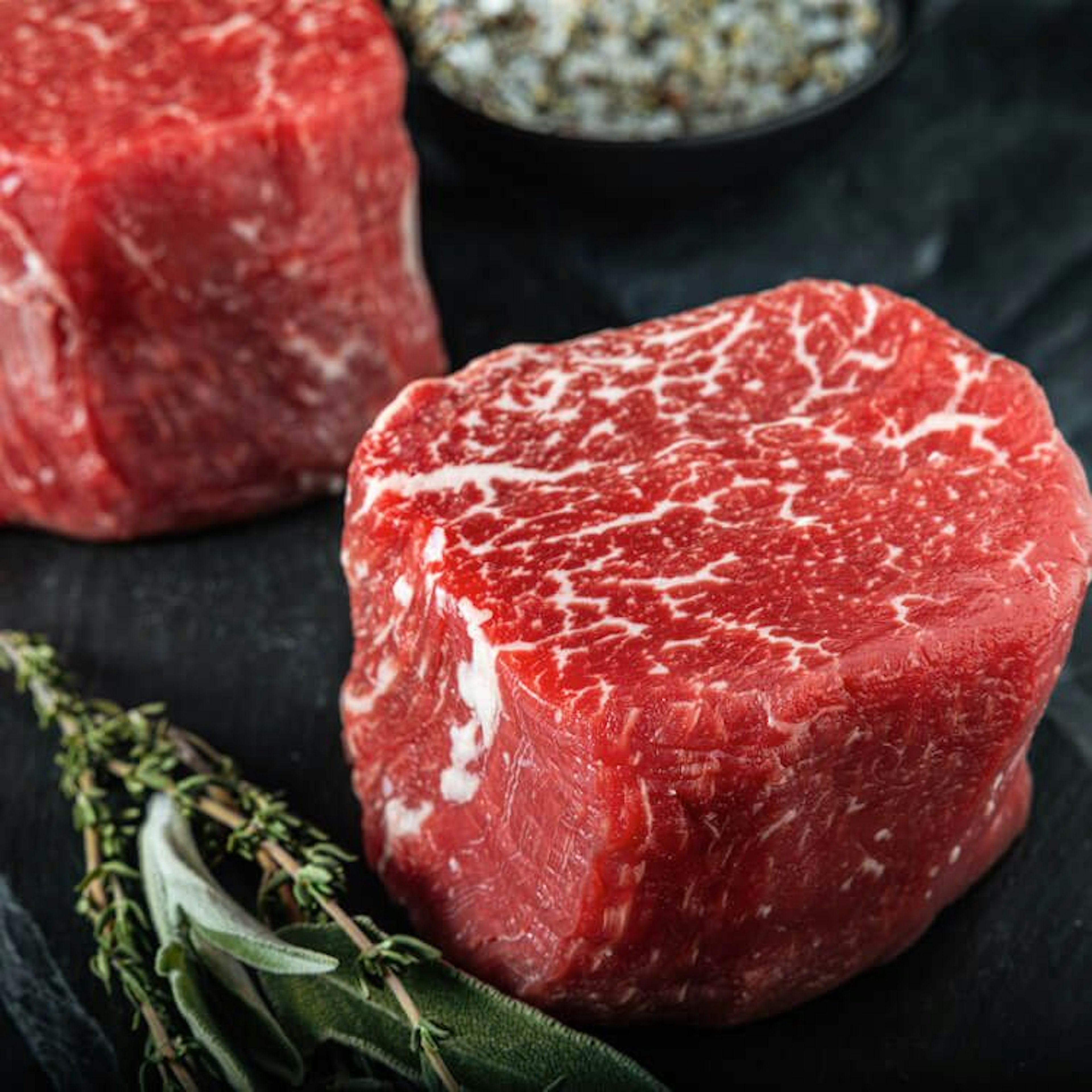 Raw Tenderloin Filet Steak