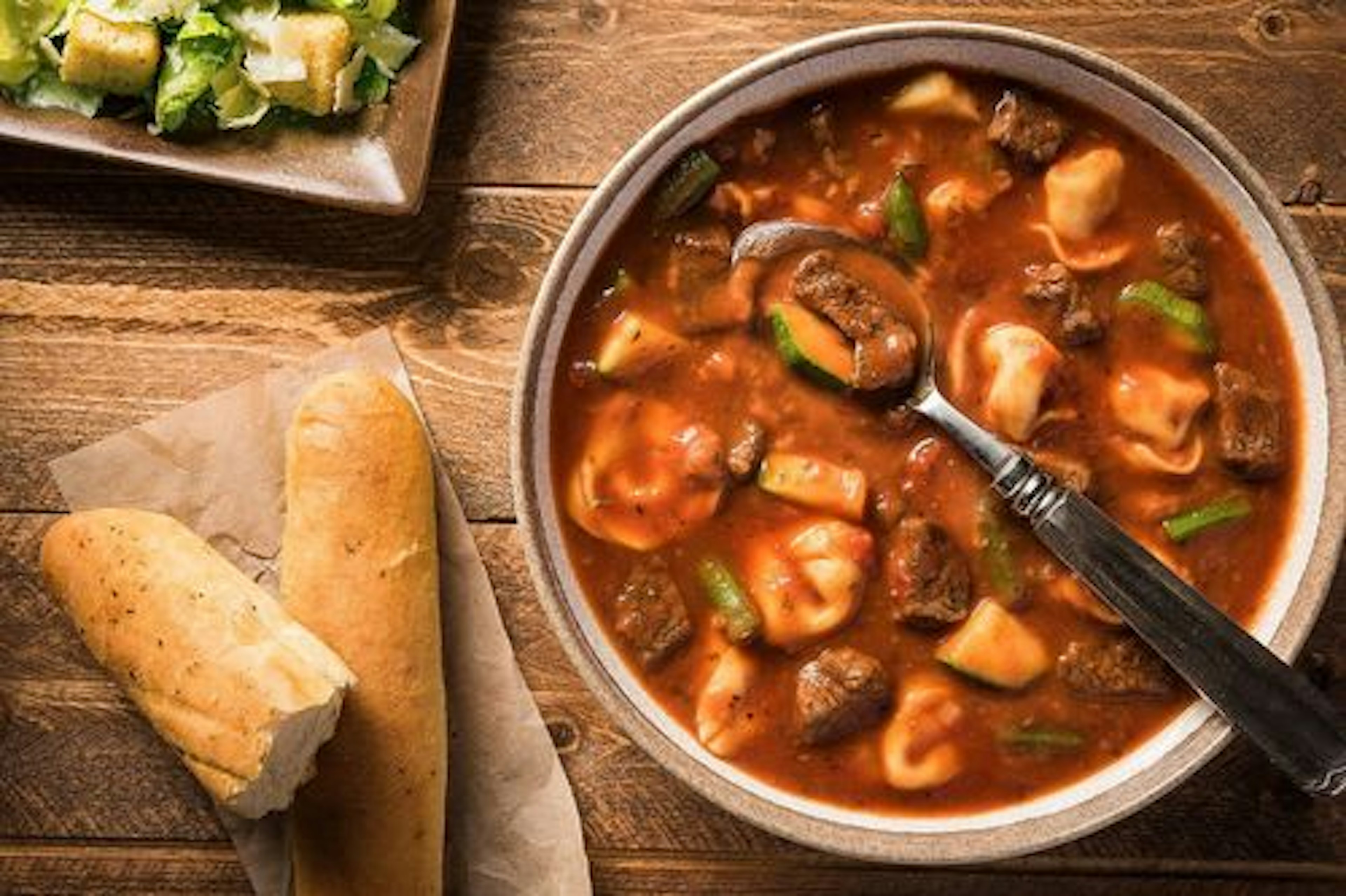 Beef Marinara and Tortellini Stew