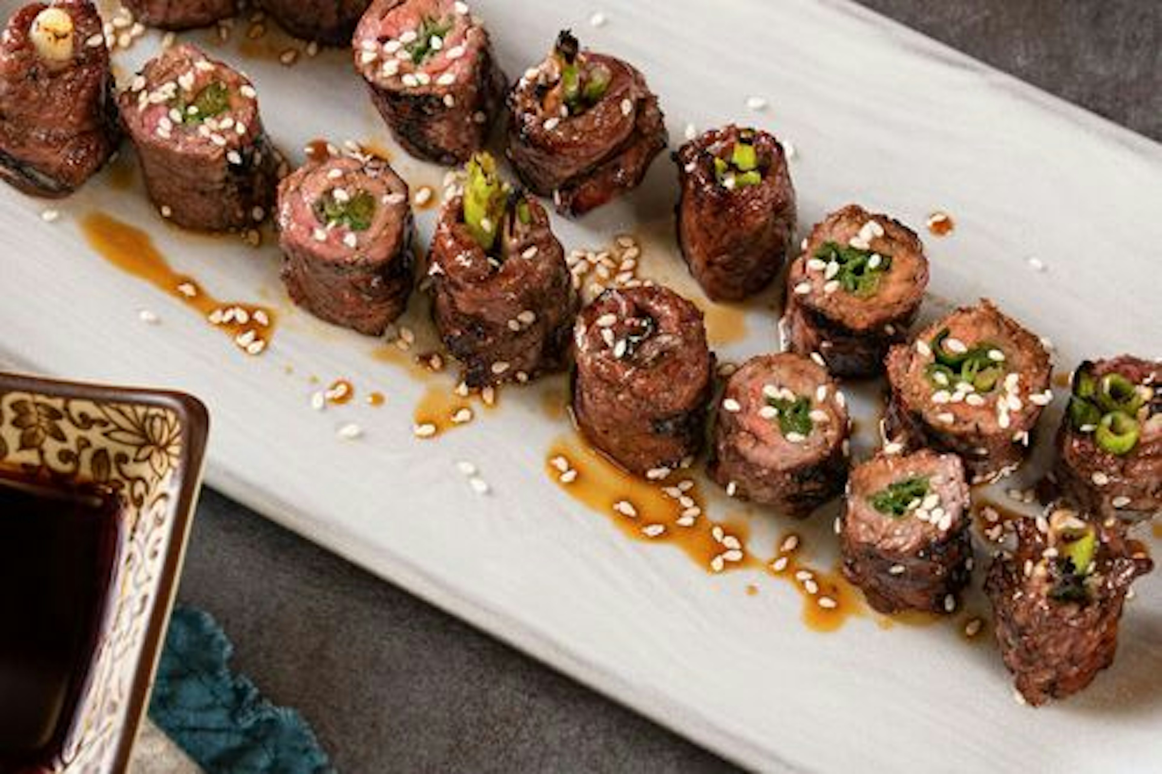 Beef & Scallion Rolls (Negimaki)