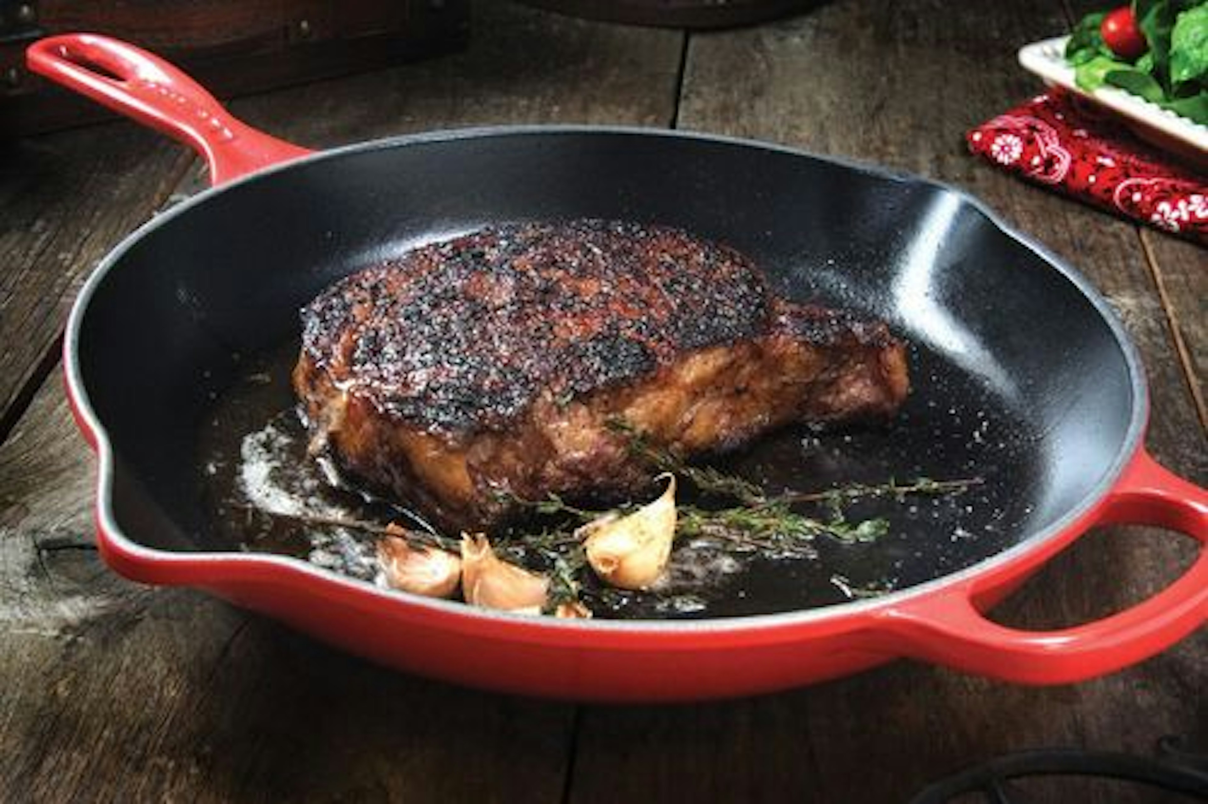 Classic Pan-Seared Ribeye Steak