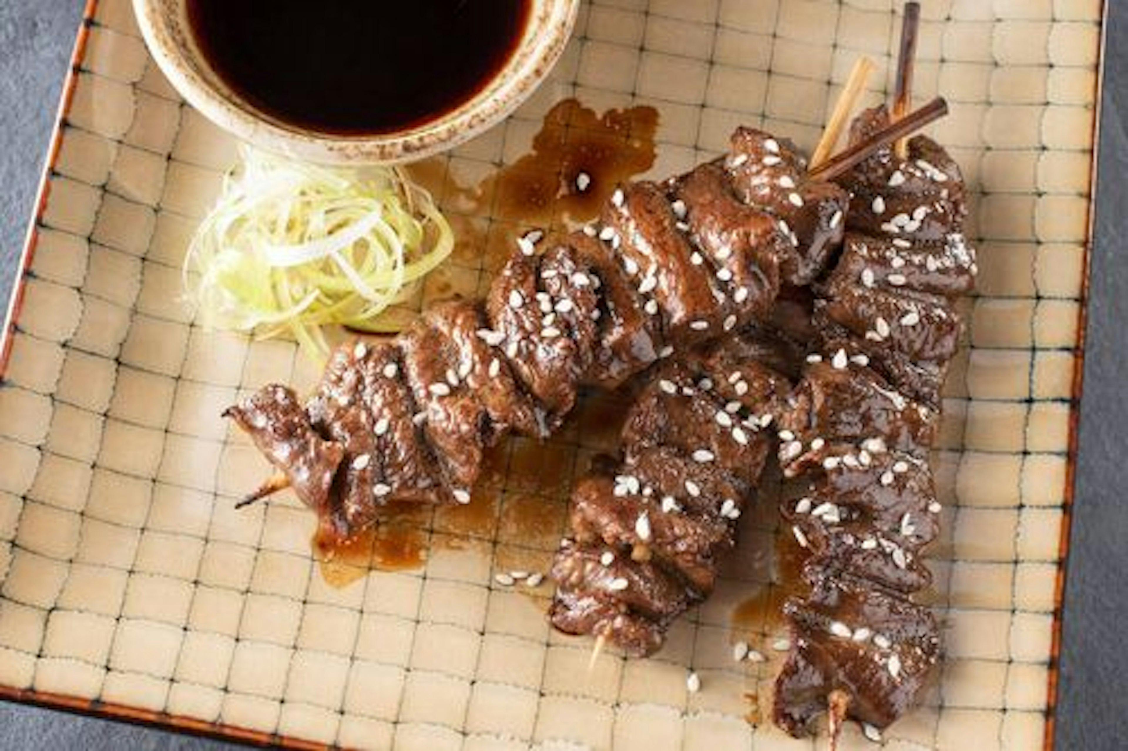 Flat Iron Yakiniku Skewers