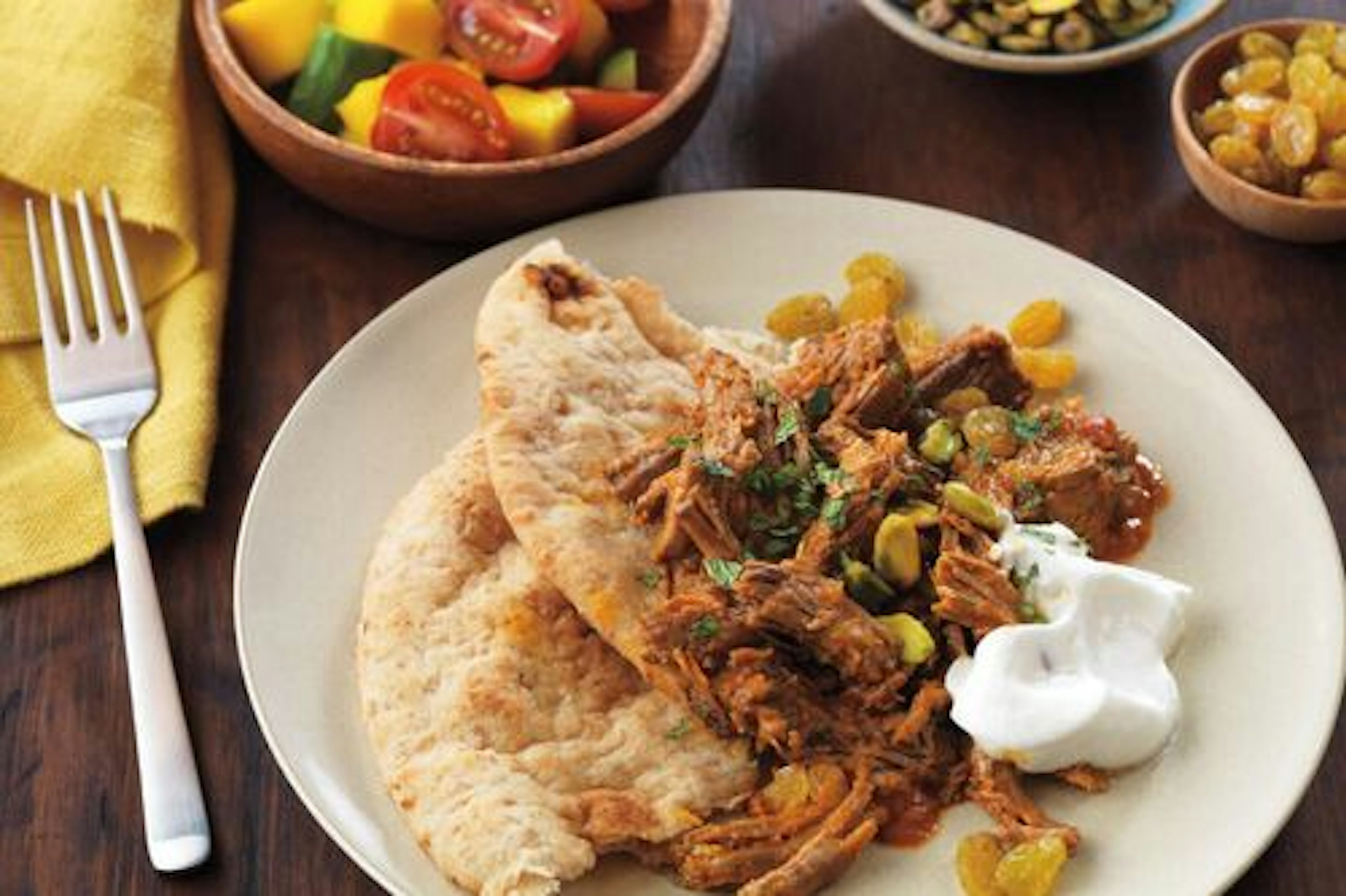 Four-Way Slow Cooker Shredded Beef