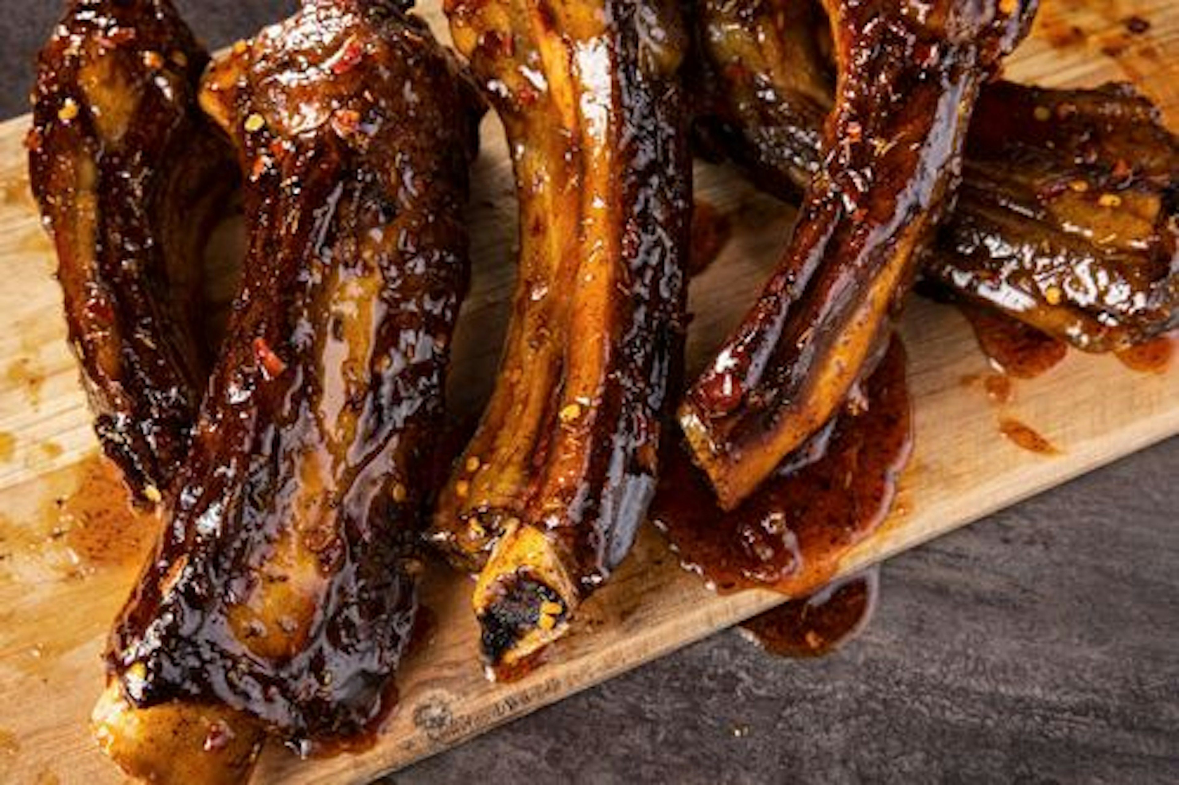 Hot Honey Back Ribs