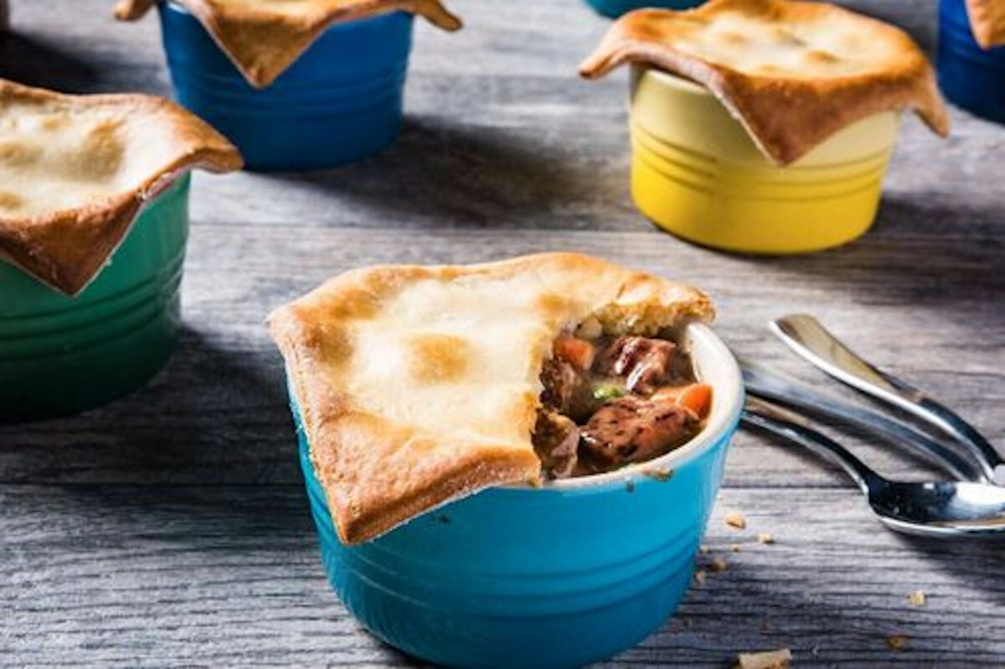 Instant Pot Beef Pot Pies