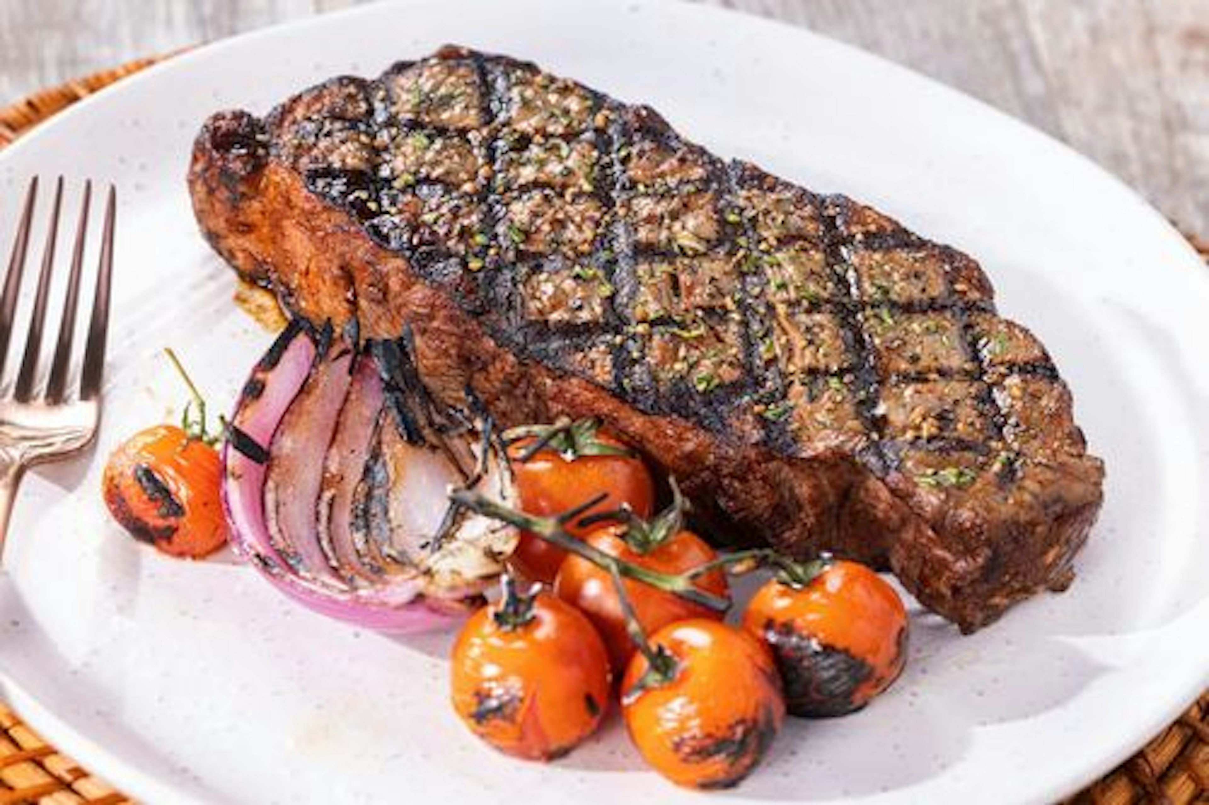 Mediterranean Grilled New York Strip Steak