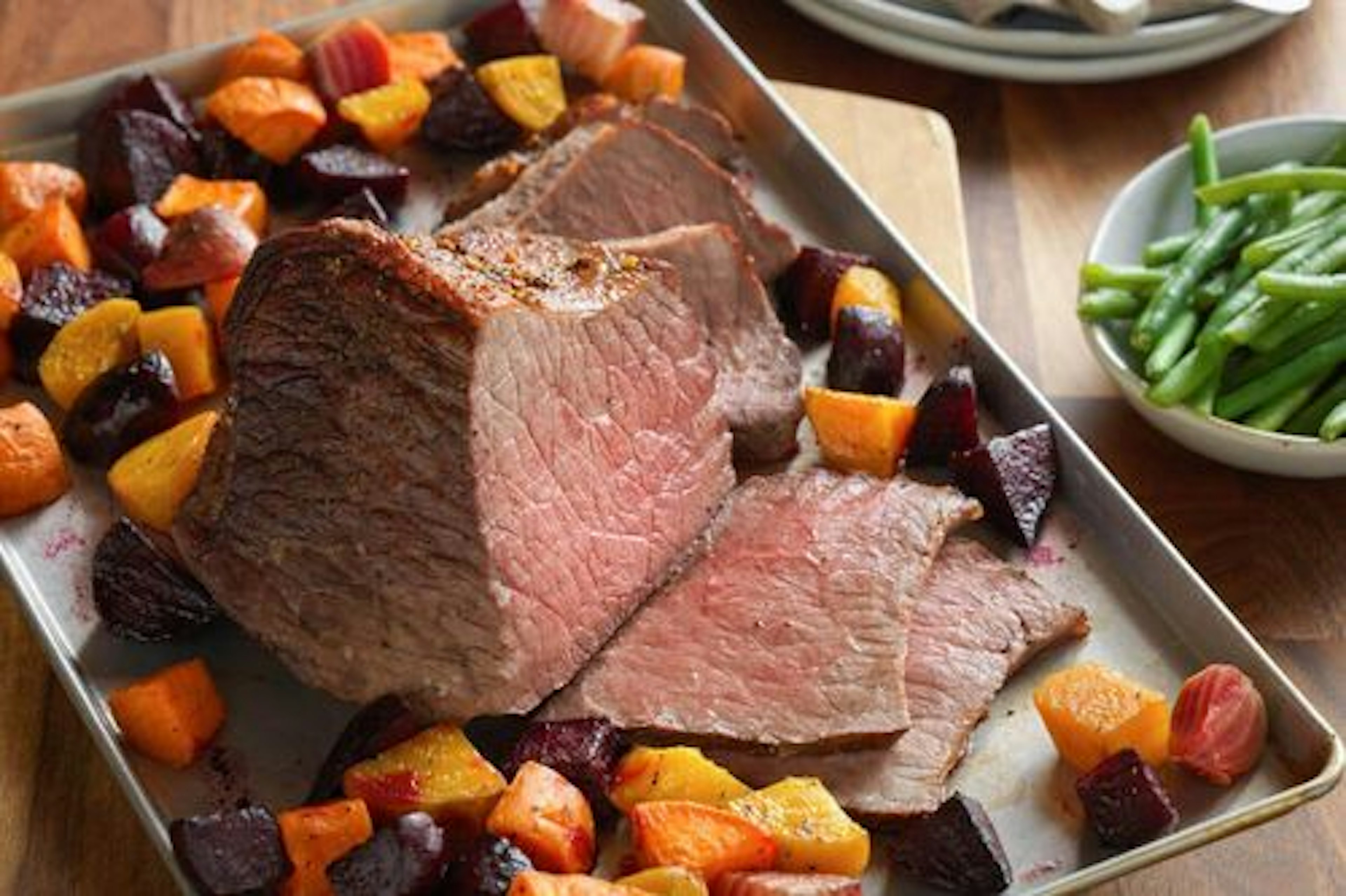 One Pan Beef Roast with Root Vegetables