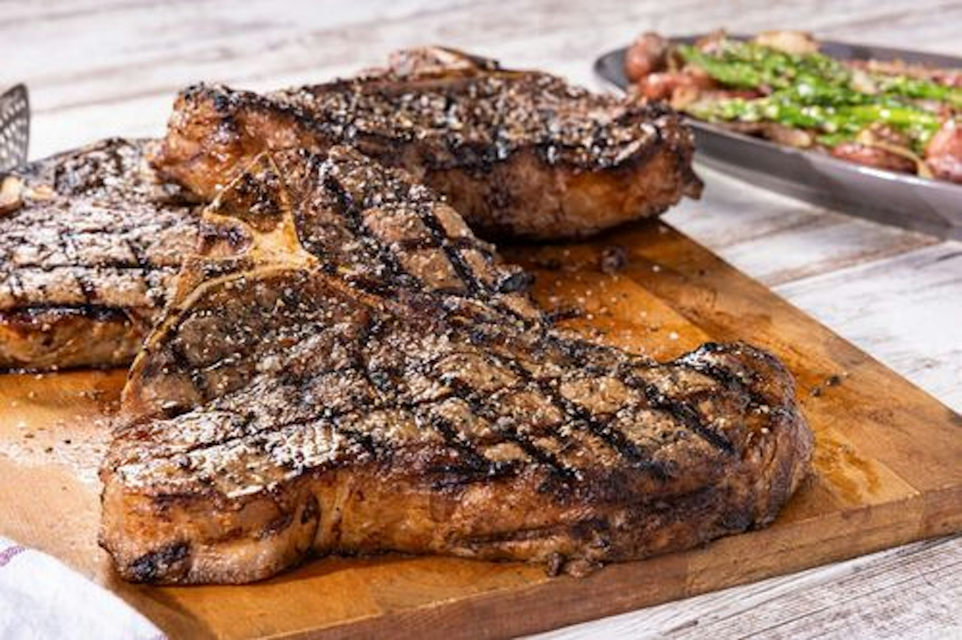 Perfect Backyard Porterhouse Steak Meal