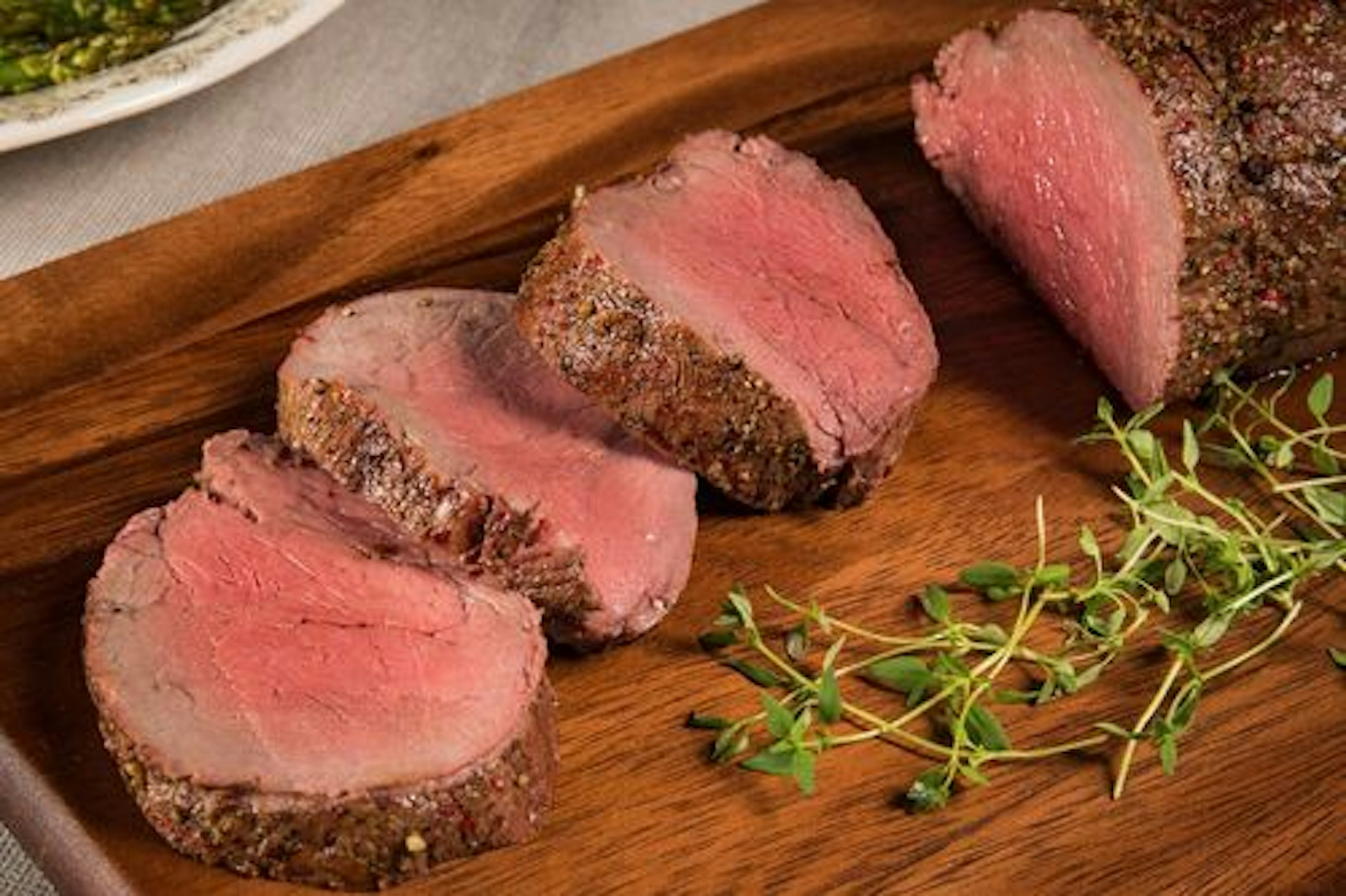 Pink Peppercorn and Smoked Salt Tenderloin Roast