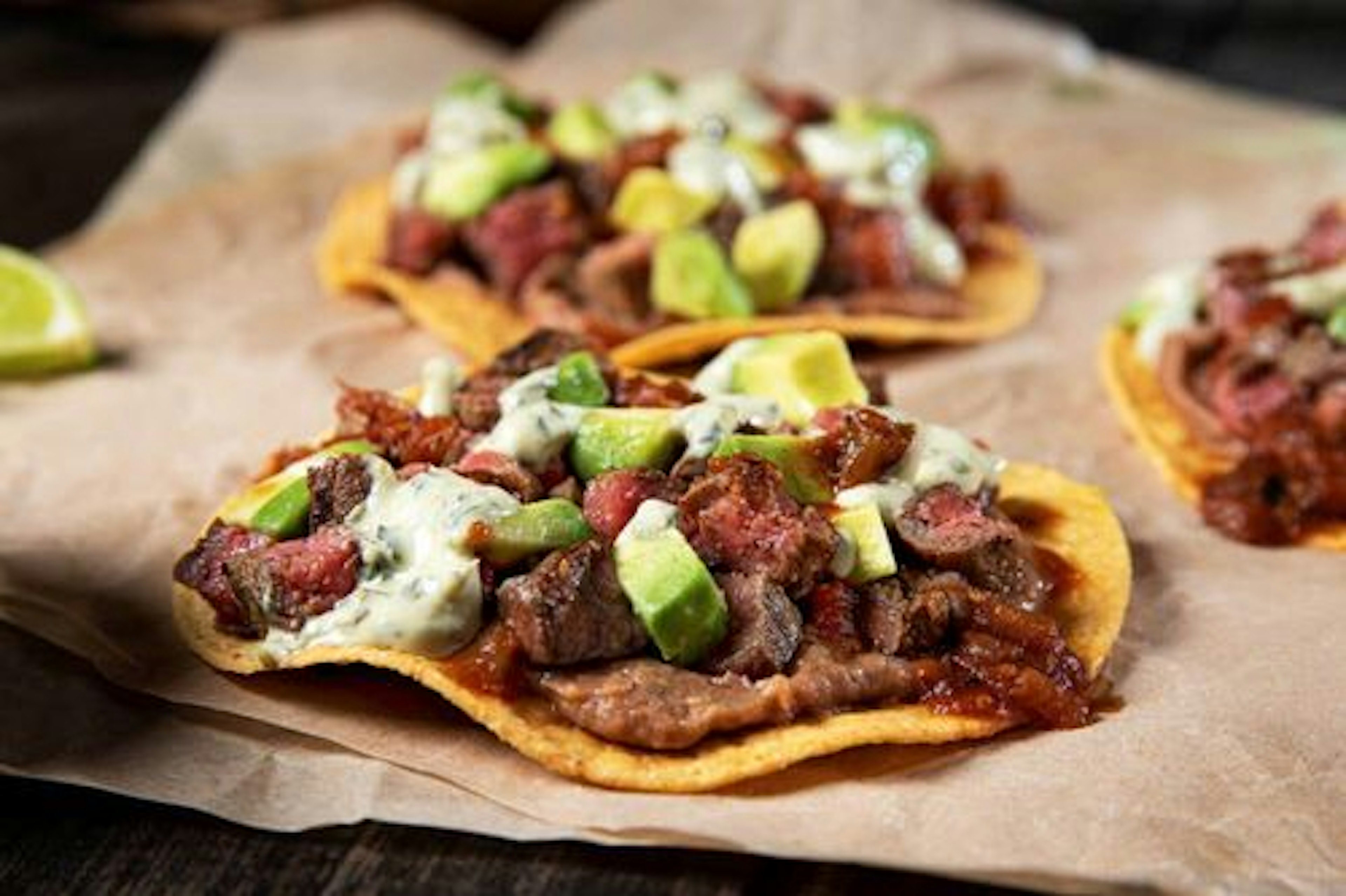 Sirloin Tip Steak Beef Tostadas