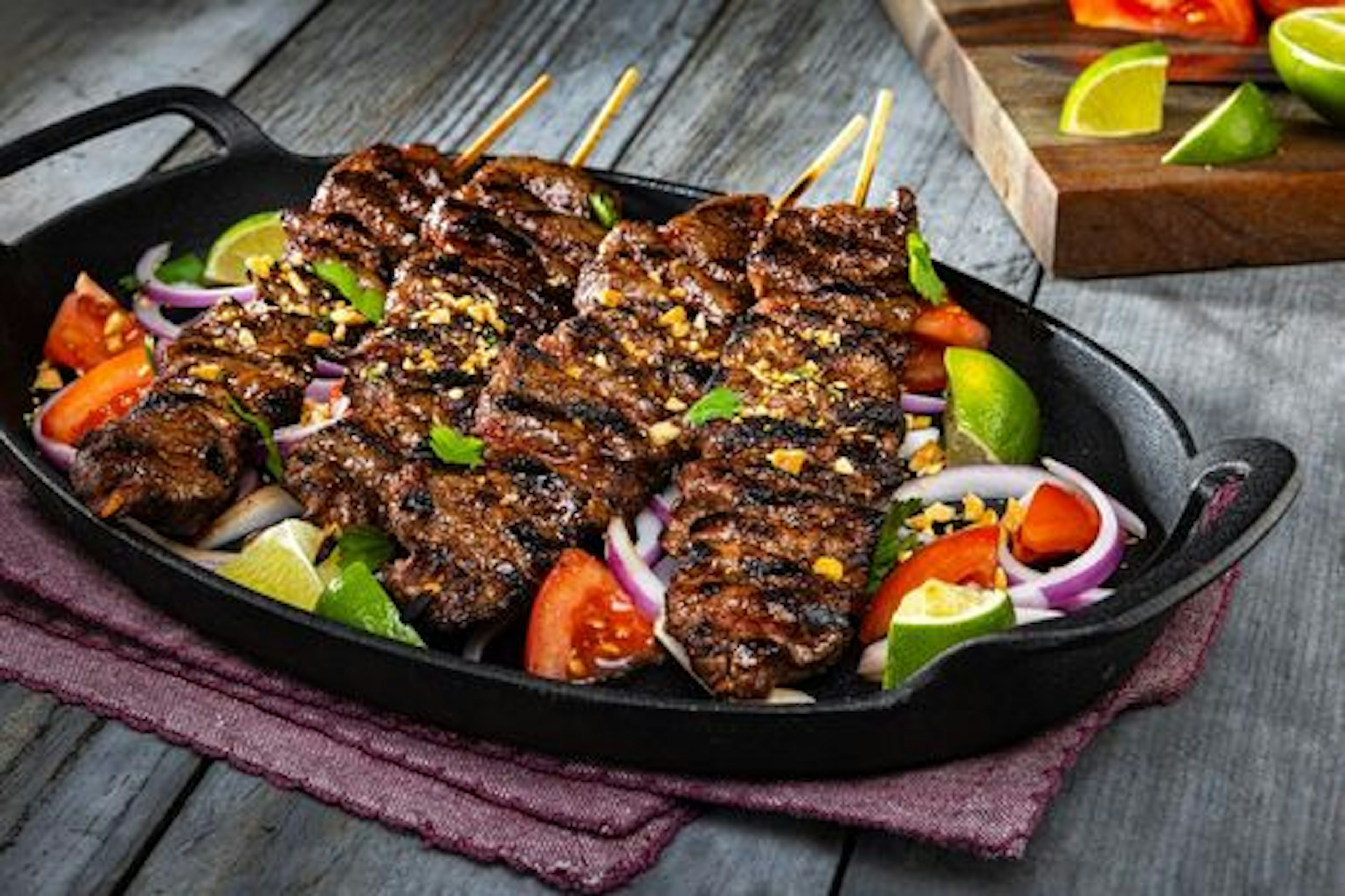 Beef Suya (Grilled Beef Skewers)