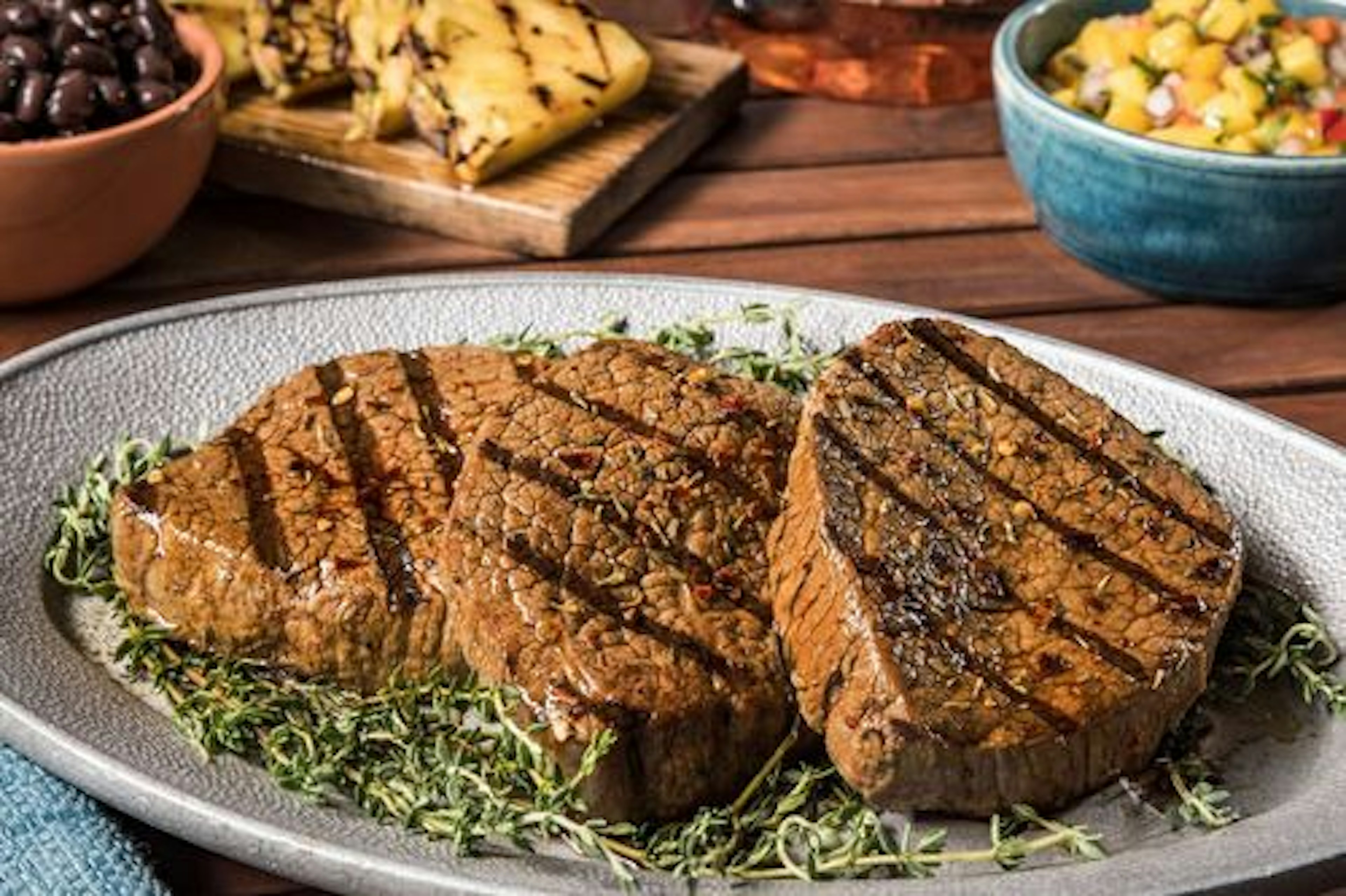 Sweet Jerk-Spiced Eye of Round Steaks