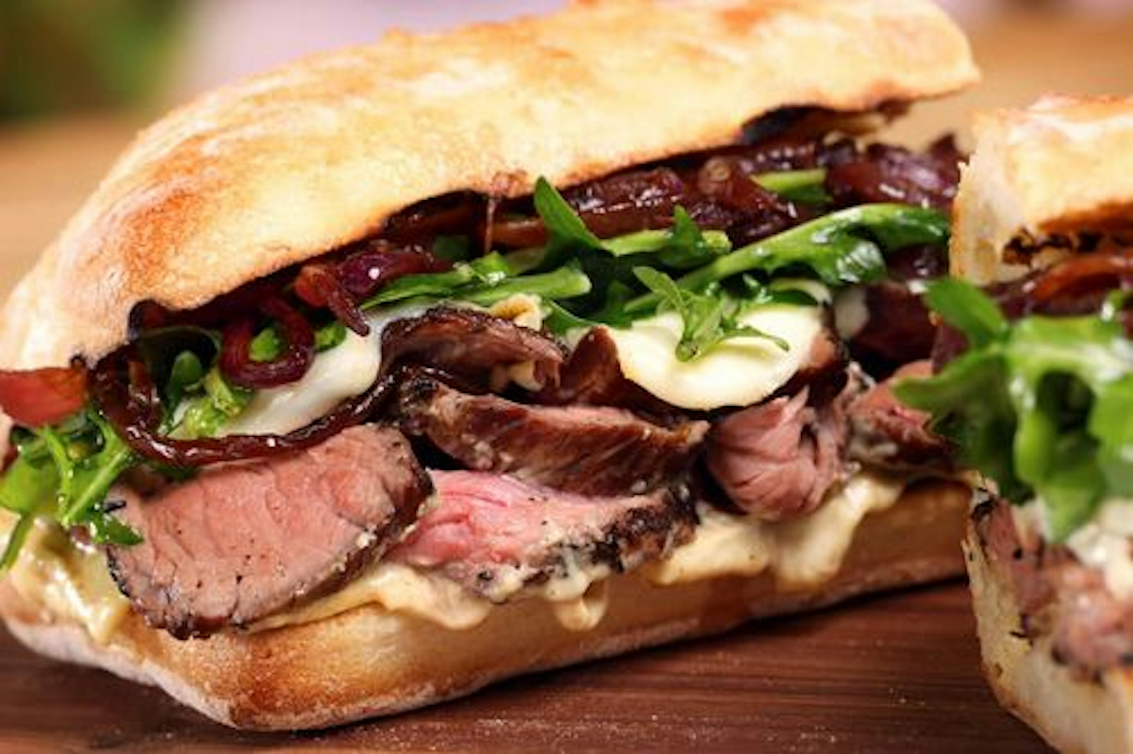 The Best Grilled Steak Sandwich