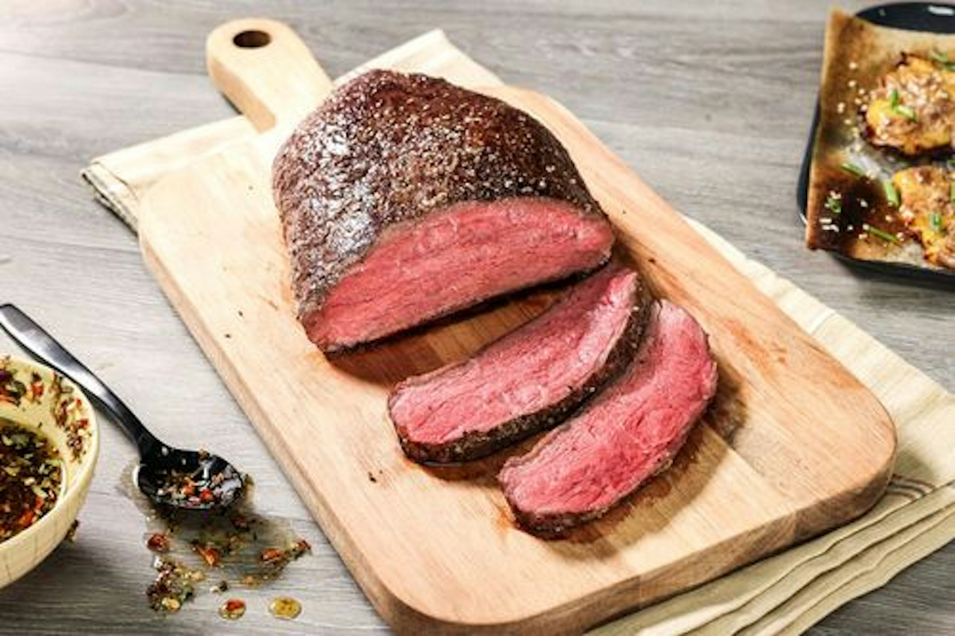 Top Sirloin Cap Roast with Chimichurri Dry Rub