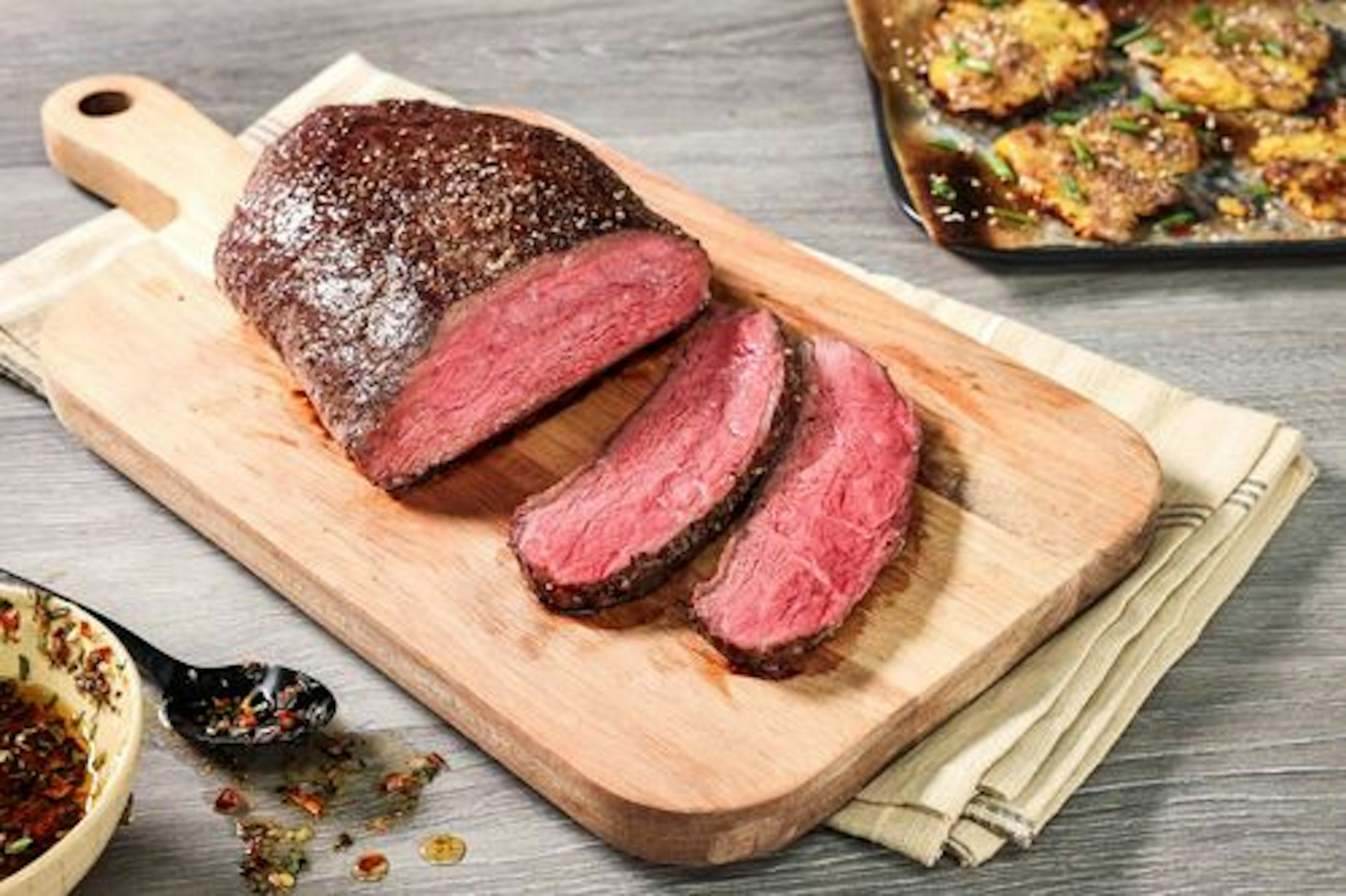 Top Sirloin Cap Roast with Herb Rub