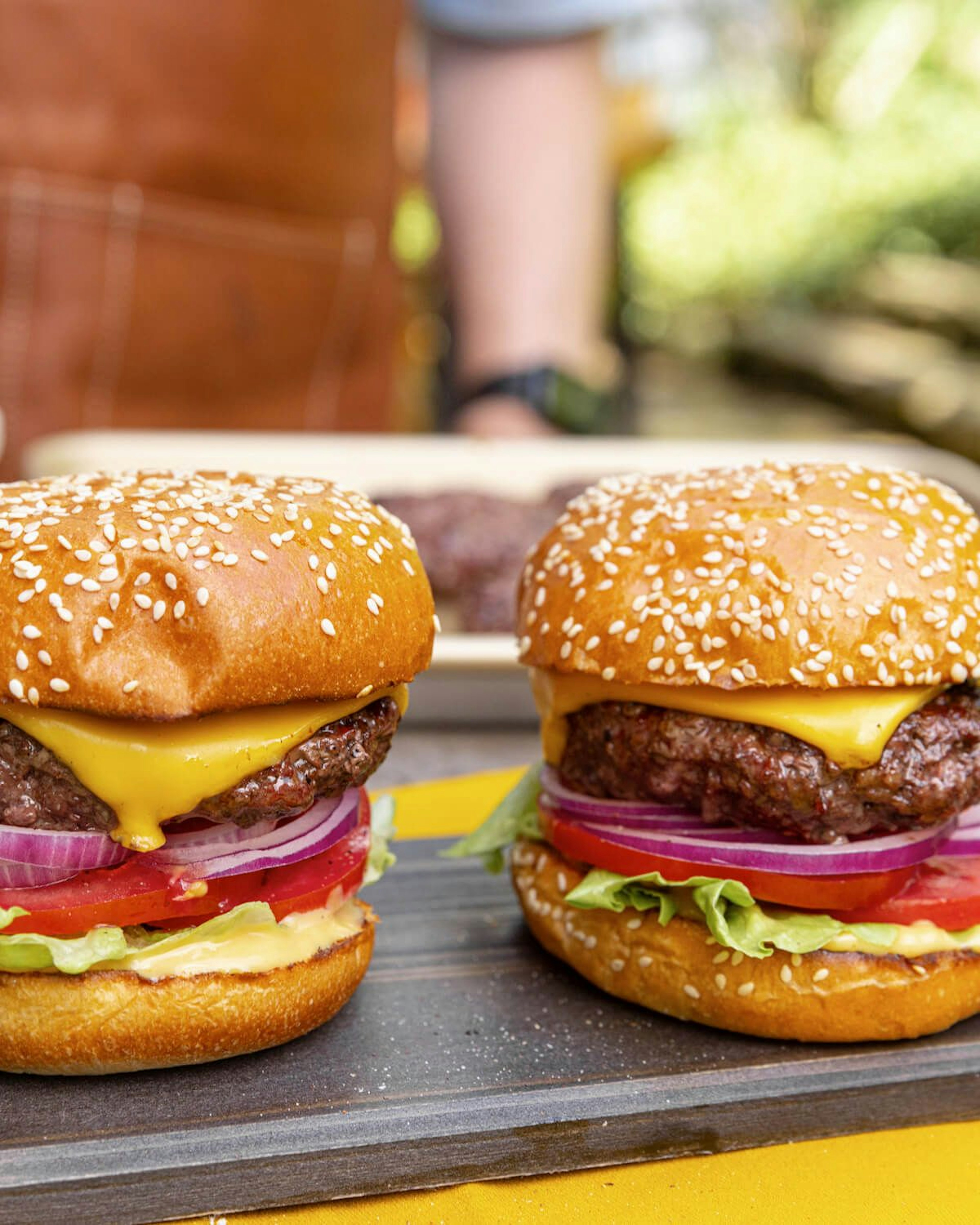 Burgers from the Grill