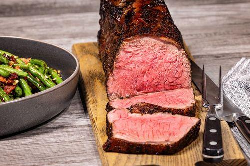 Reverse Seared Savory Split Strip