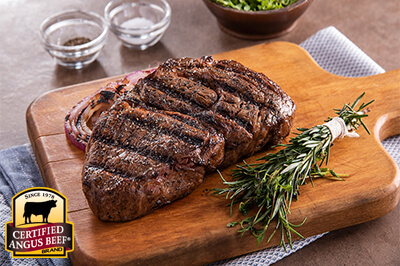 Herb-Rubbed Chuck Eye Steaks recipe provided by the Certified Angus Beef® brand.