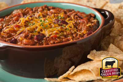 Easy Ground Beef Chili recipe provided by the Certified Angus Beef® brand.