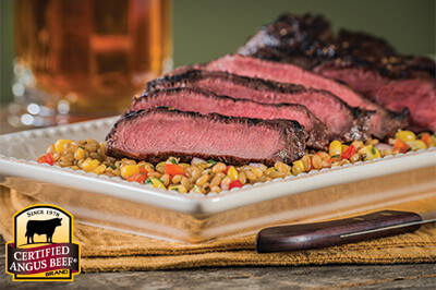 Savory Marinated Flat Iron recipe provided by the Certified Angus Beef® brand.